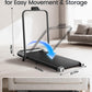Viamotion Walking Pad Treadmill with Handlebar and Adjustable Incline