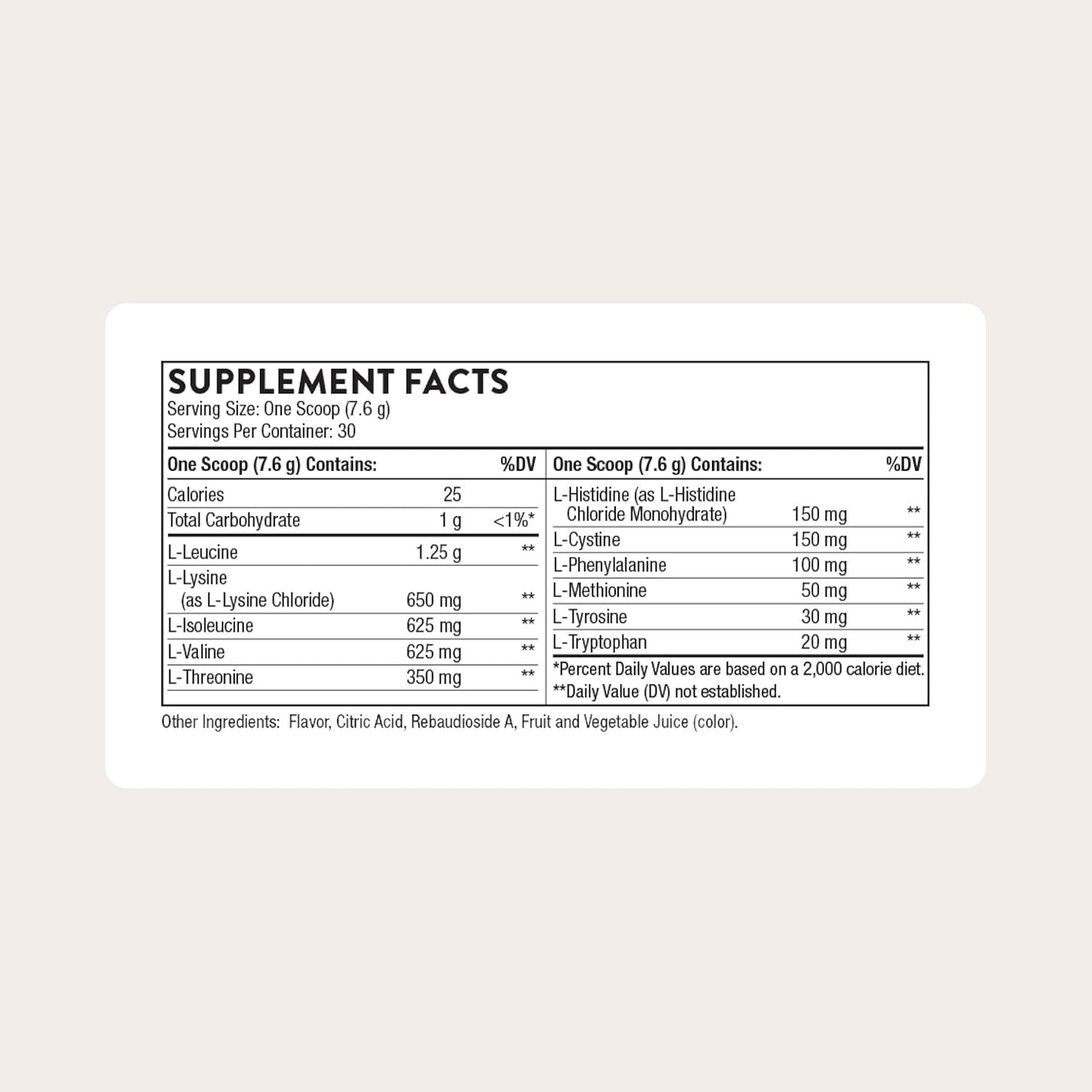 THORNE - Amino Complex - Clinically-Validated EAA and BCAA Powder