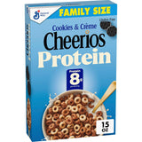 Cheerios Protein Cereal, Cookies and Crème, 8G Protein, Family Size, 15 oz