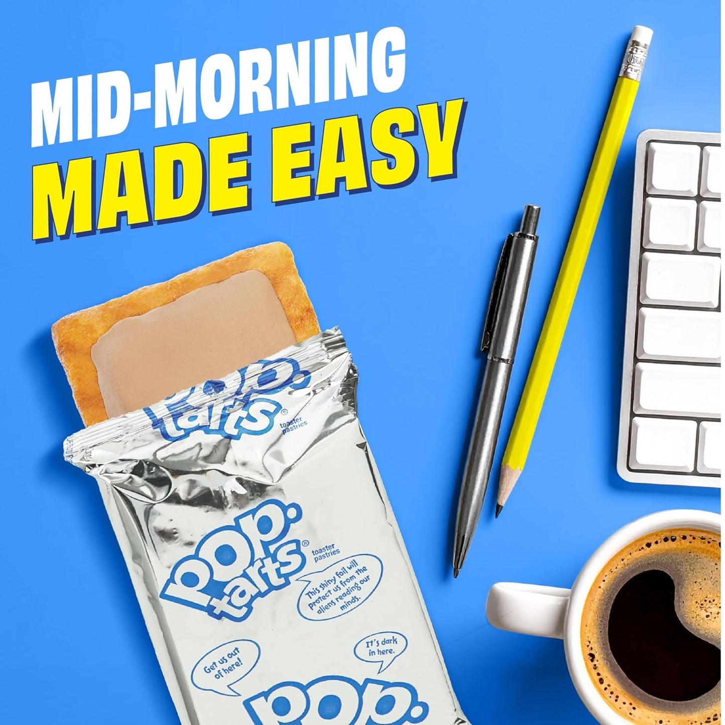 Pop-Tarts Protein Toaster Pastries, 10G Protein, Boostin' Brown Sugar Cinnamon (24 Pop-Tarts)