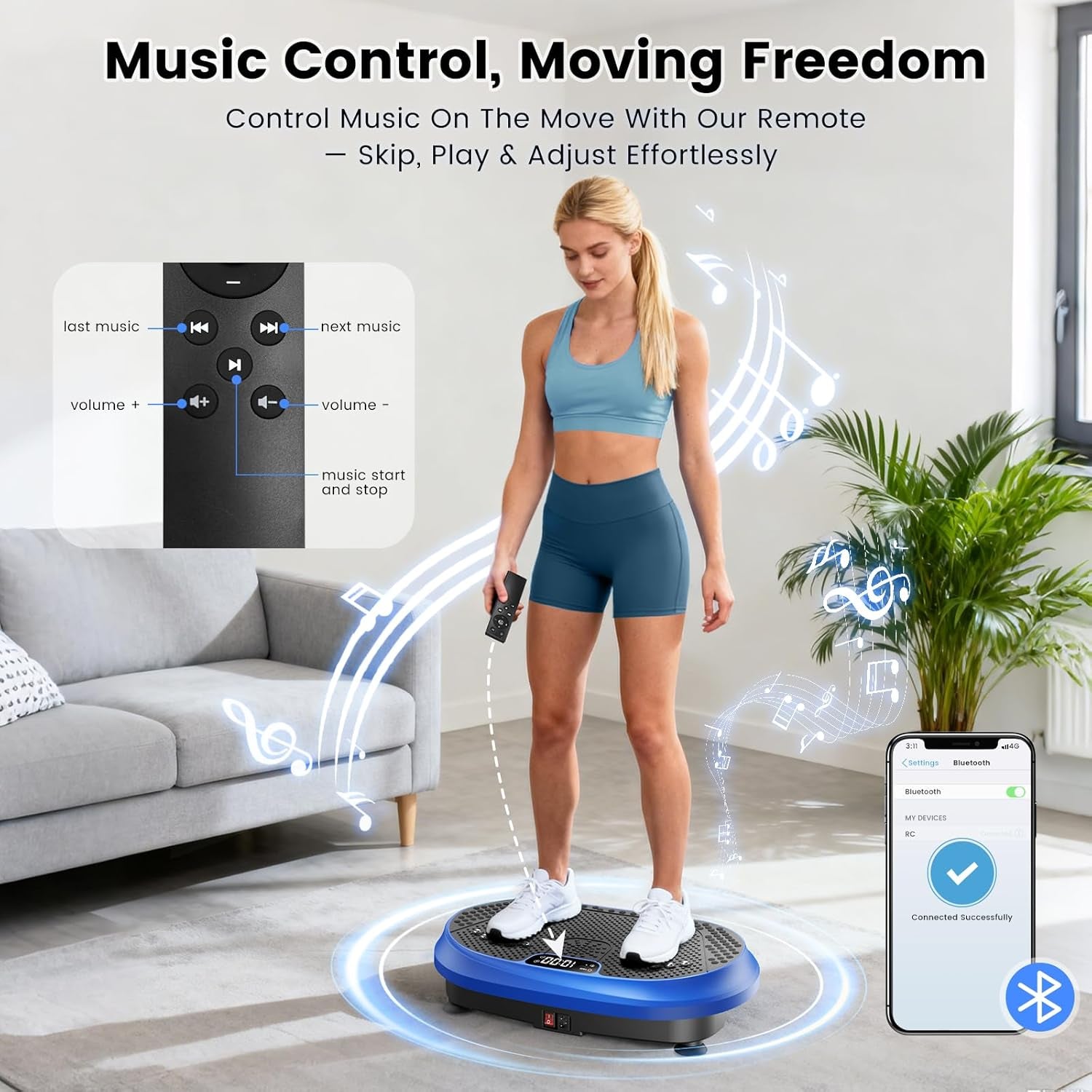 HVX Vibration Plate Exercise Machine
