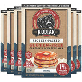 Kodiak Cakes Frontier Oat Gluten Free Protein Pancake and Waffle Mix (Pack of 6)