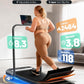 Viamotion Walking Pad Treadmill with Handlebar and Adjustable Incline