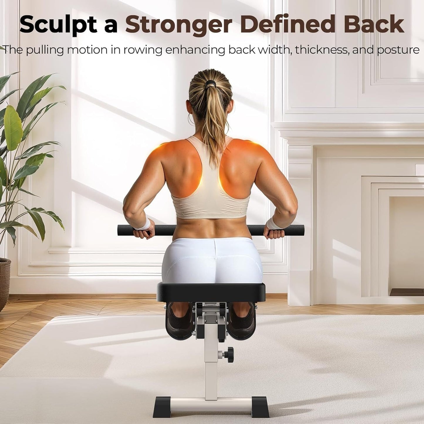 FEIERDUN Hydraulic Rowing Machine for Home