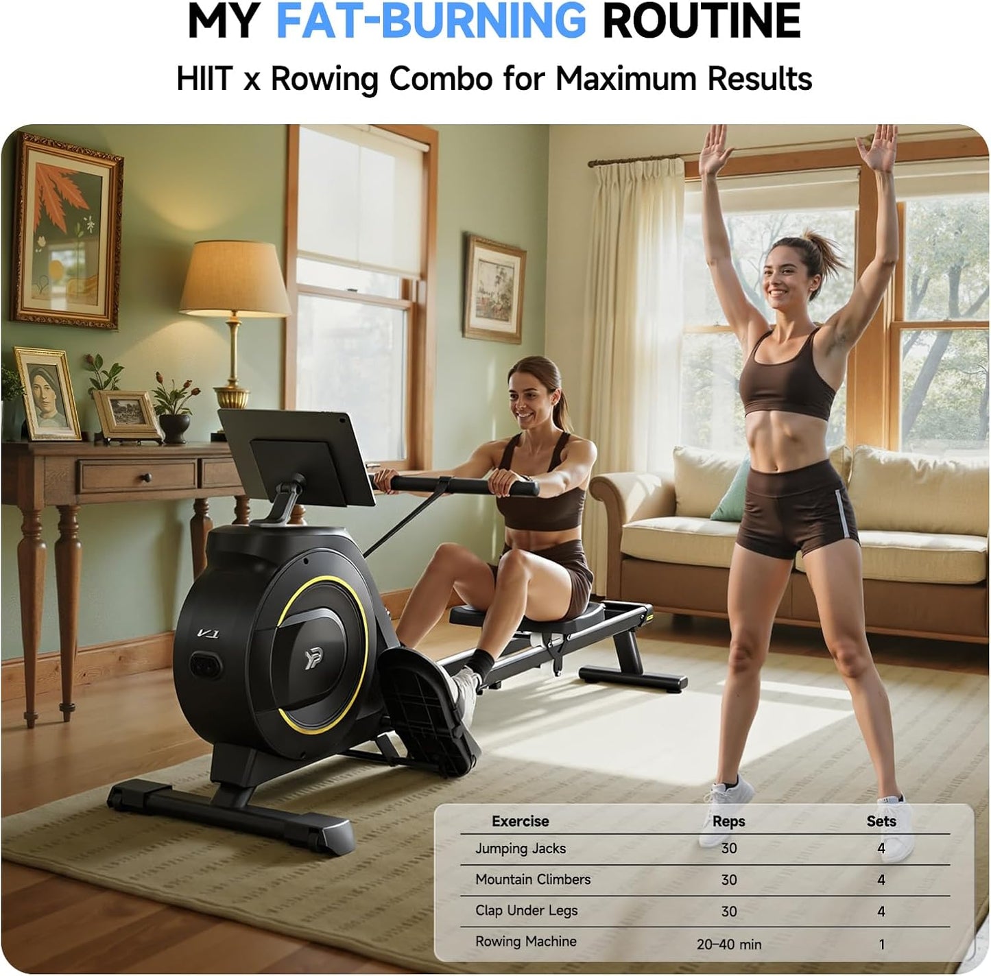 YPOO Rowing Machine for Home