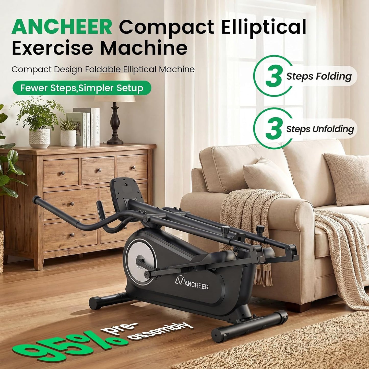 ANCHEER Elliptical Exercise Machine