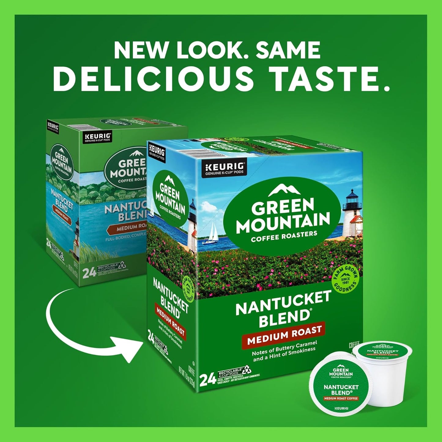 Green Mountain Coffee Nantucket Blend Keurig Single-Serve K-Cup Pods