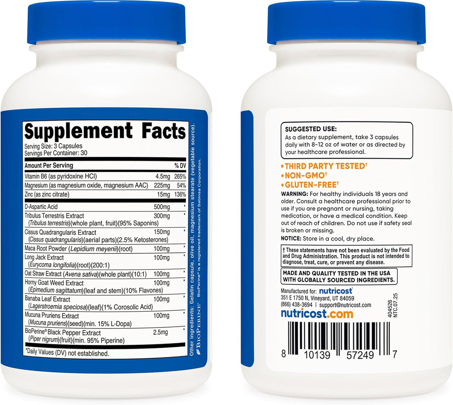 Nutricost Testosterone Support Complex