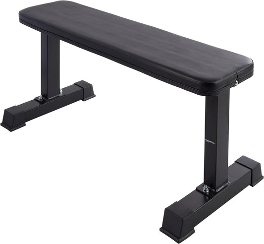 Basics Sturdy Flat Weight Bench for Home Gym