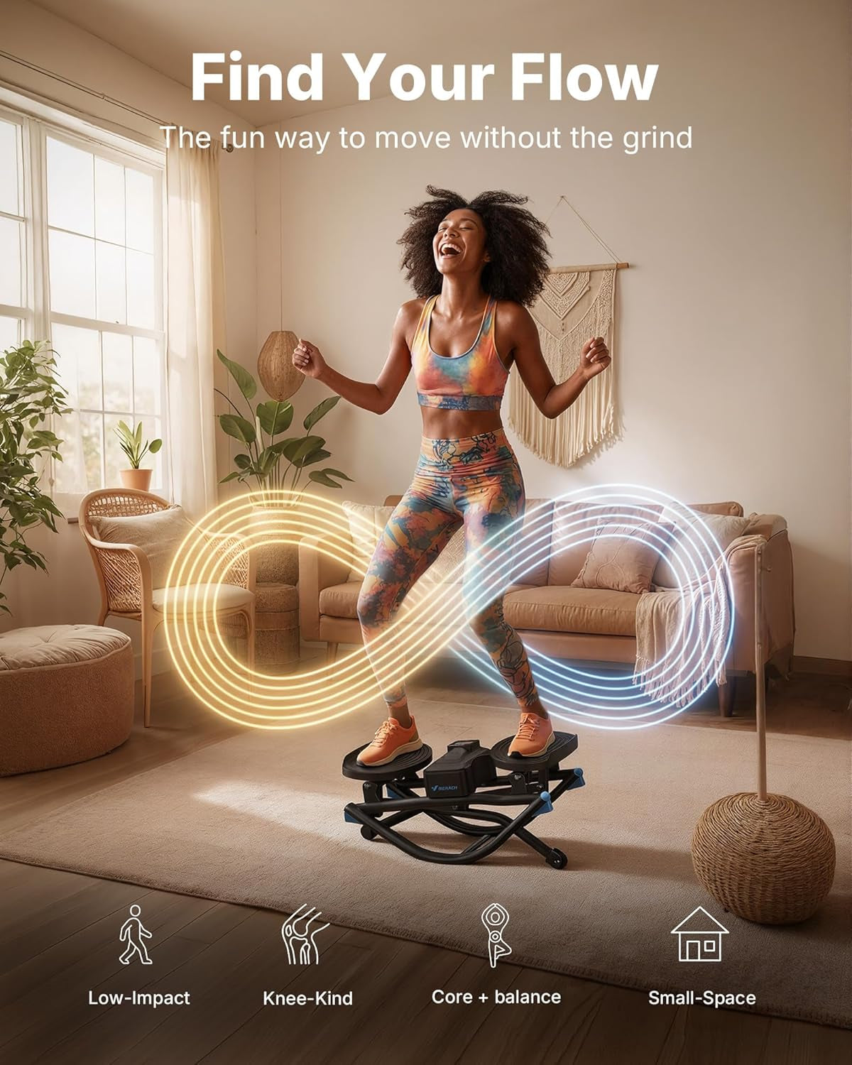 MERACH Rocking Steppers for Exercise at Home