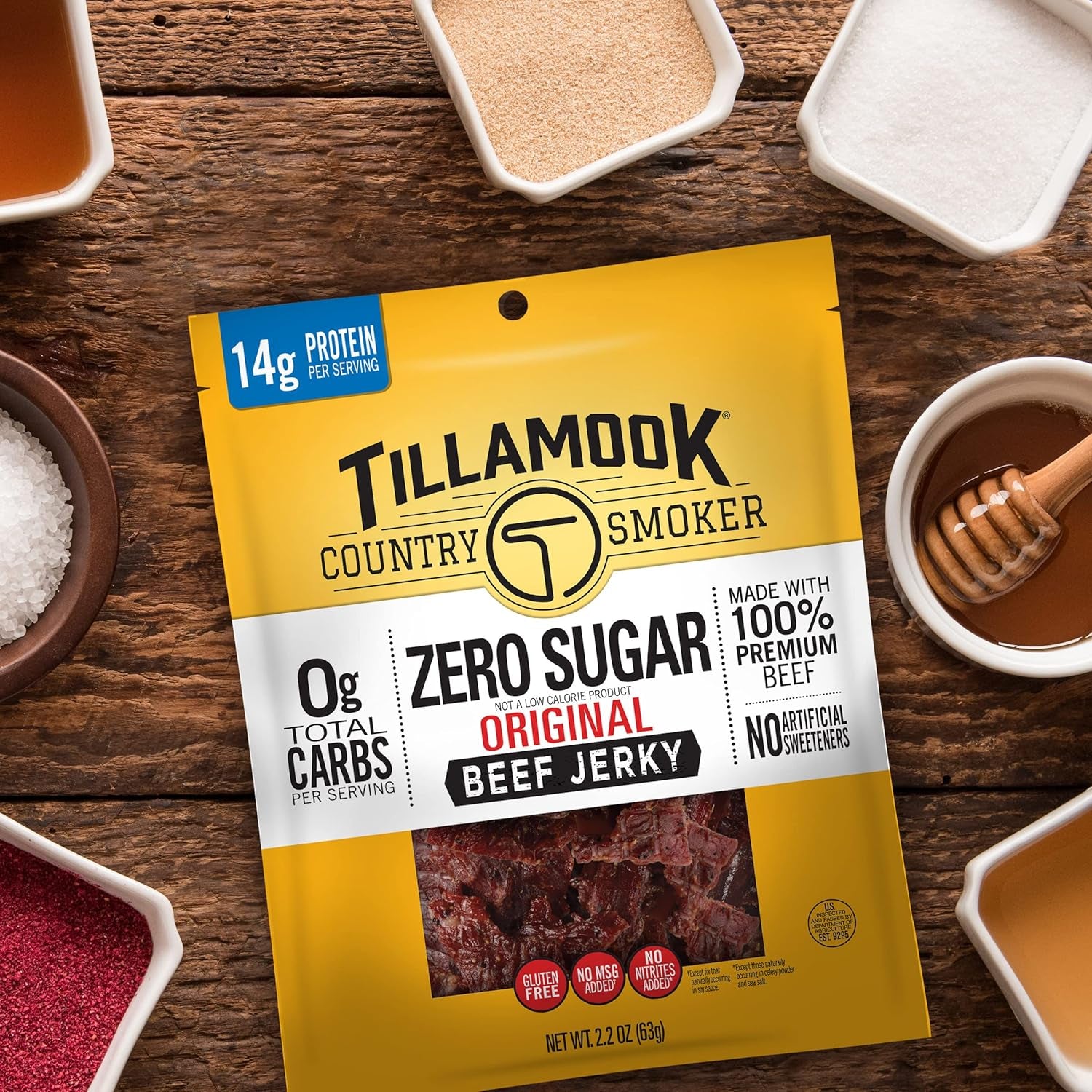 Tillamook Country Smoker Keto Friendly Zero Sugar Beef Jerky
