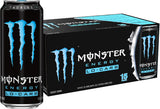 Monster Energy, Lo-Carb Monster, Low Carb Energy Drink, 16 Ounce (Pack of 15)
