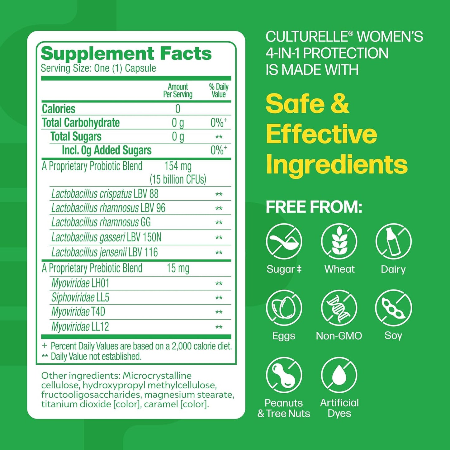 Culturelle Probiotics for Women with Prebiotics