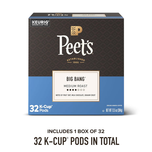 Peet's Coffee, Medium Roast Single Serve Coffee Pods, 32 Count