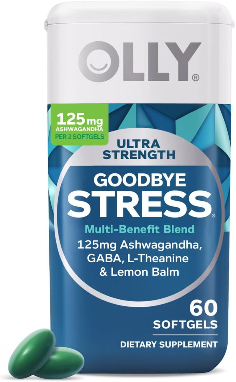 OLLY Ultra Strength Goodbye Stress Softgels