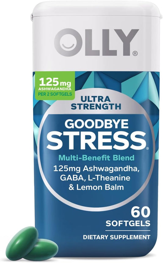 OLLY Ultra Strength Goodbye Stress Softgels