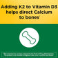 Nature Made Vitamin D3 K2 Supplement