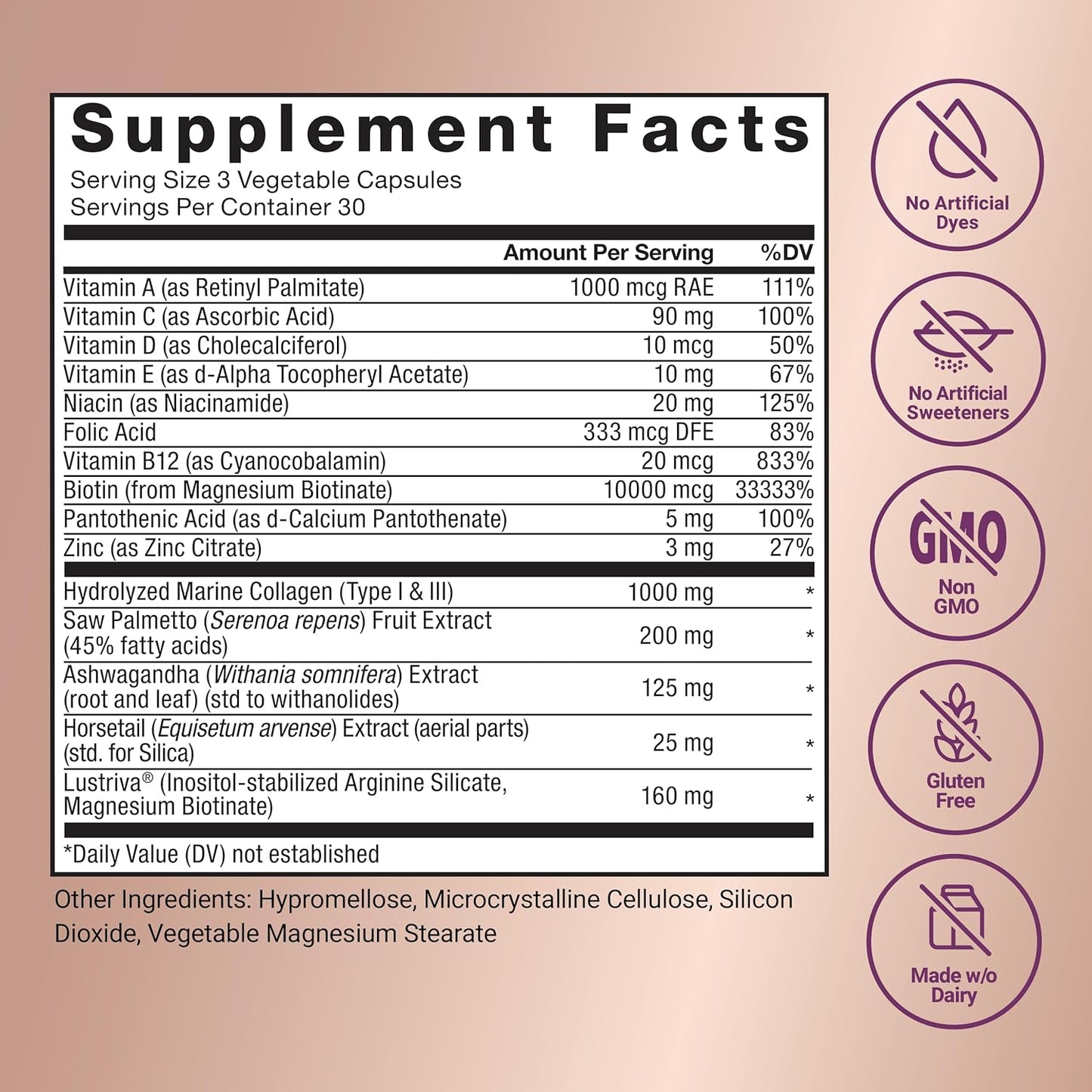 Force Factor Hair Growth Accelerator Multivitamin for Women & Men