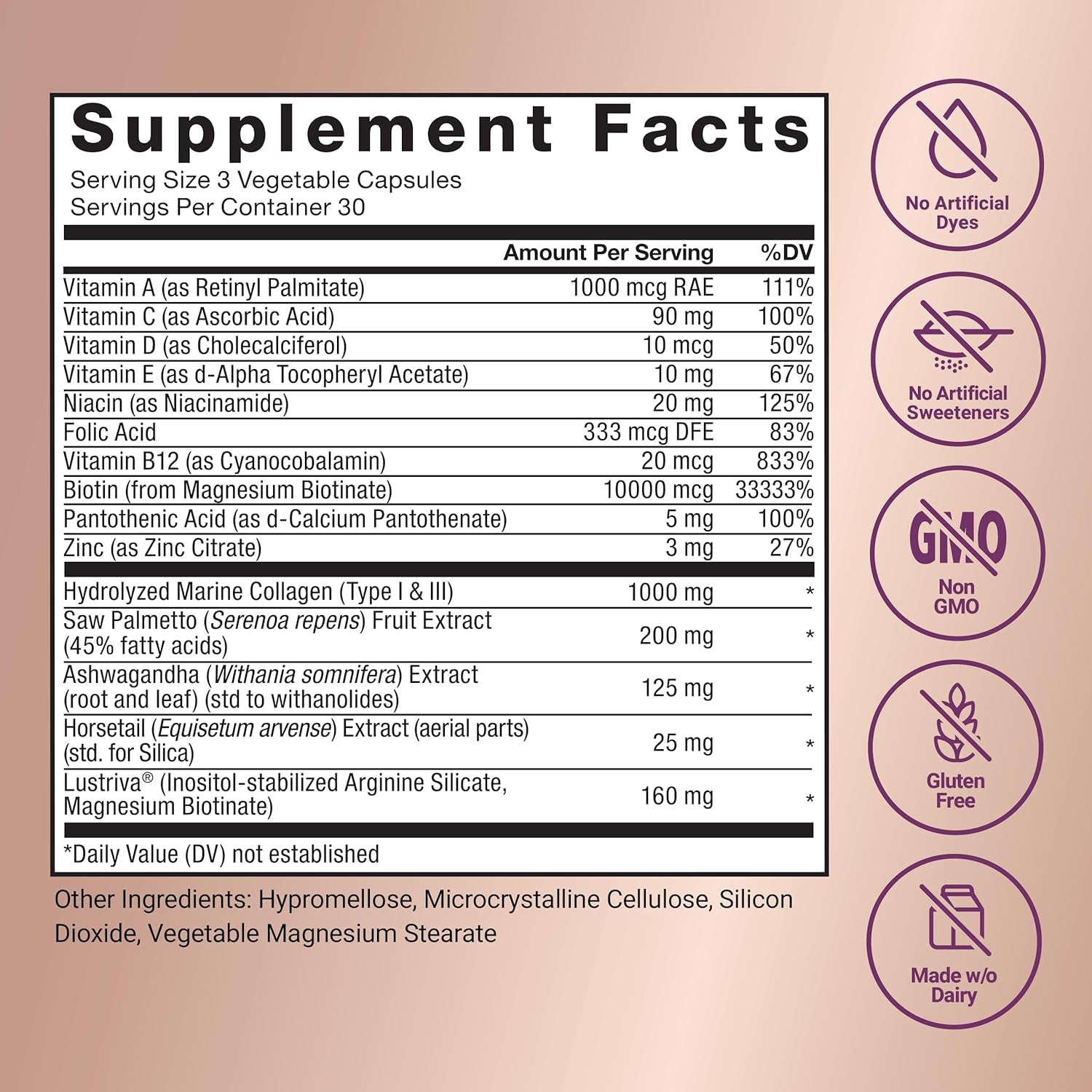 Force Factor Hair Growth Accelerator Multivitamin for Women & Men