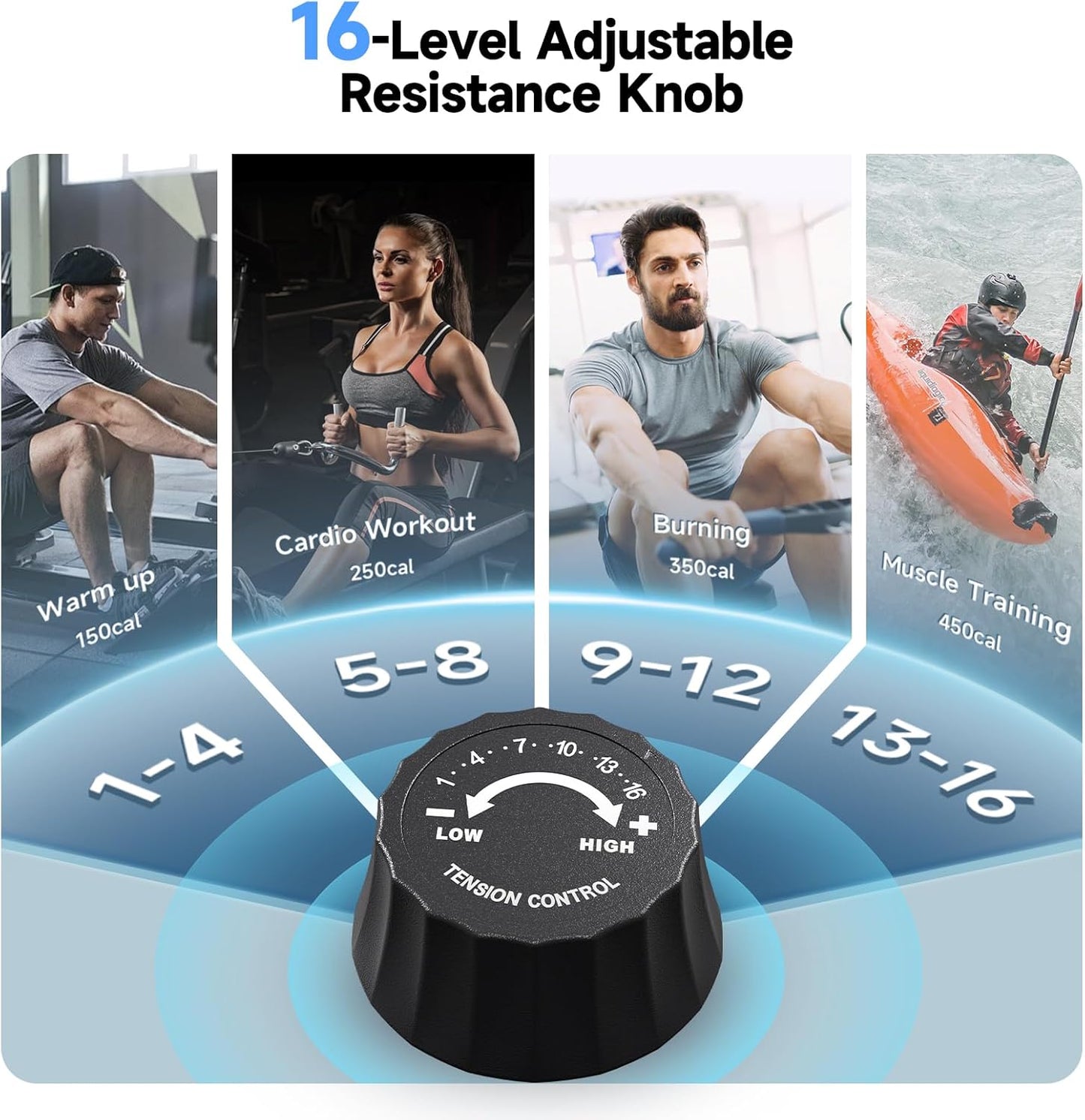 YPOO Rowing Machine for Home