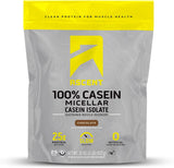 Casein Protein Powder - 25G Micellar Casein Powder with Zero Artificial Flavors & Sweeteners, Gluten-Free, No Added Sugar, 4.9G BCAA, 2.2G Leucine - Chocolate, 2 Pounds