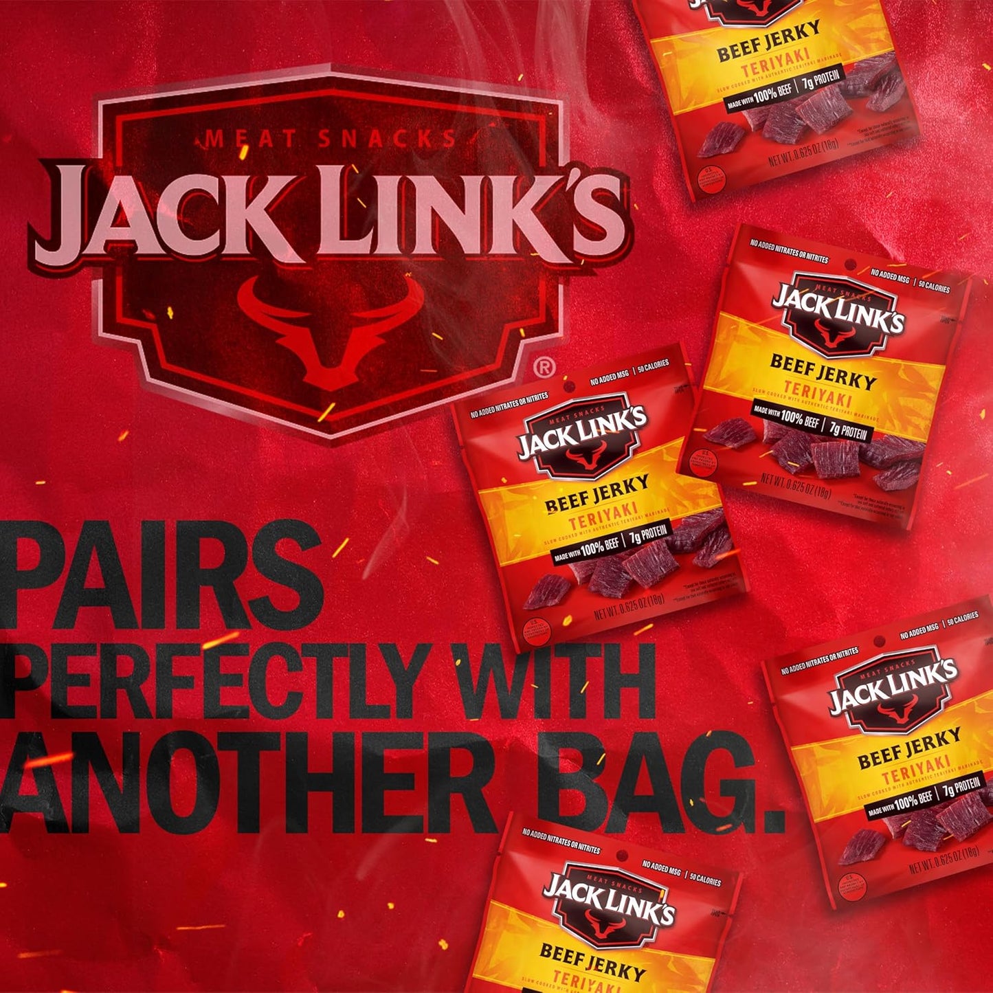 Jack Link's Teriyaki Beef Jerky (5 Pack)