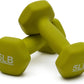 5 Pound Neoprene Dumbbell Hand Weights for Exercise