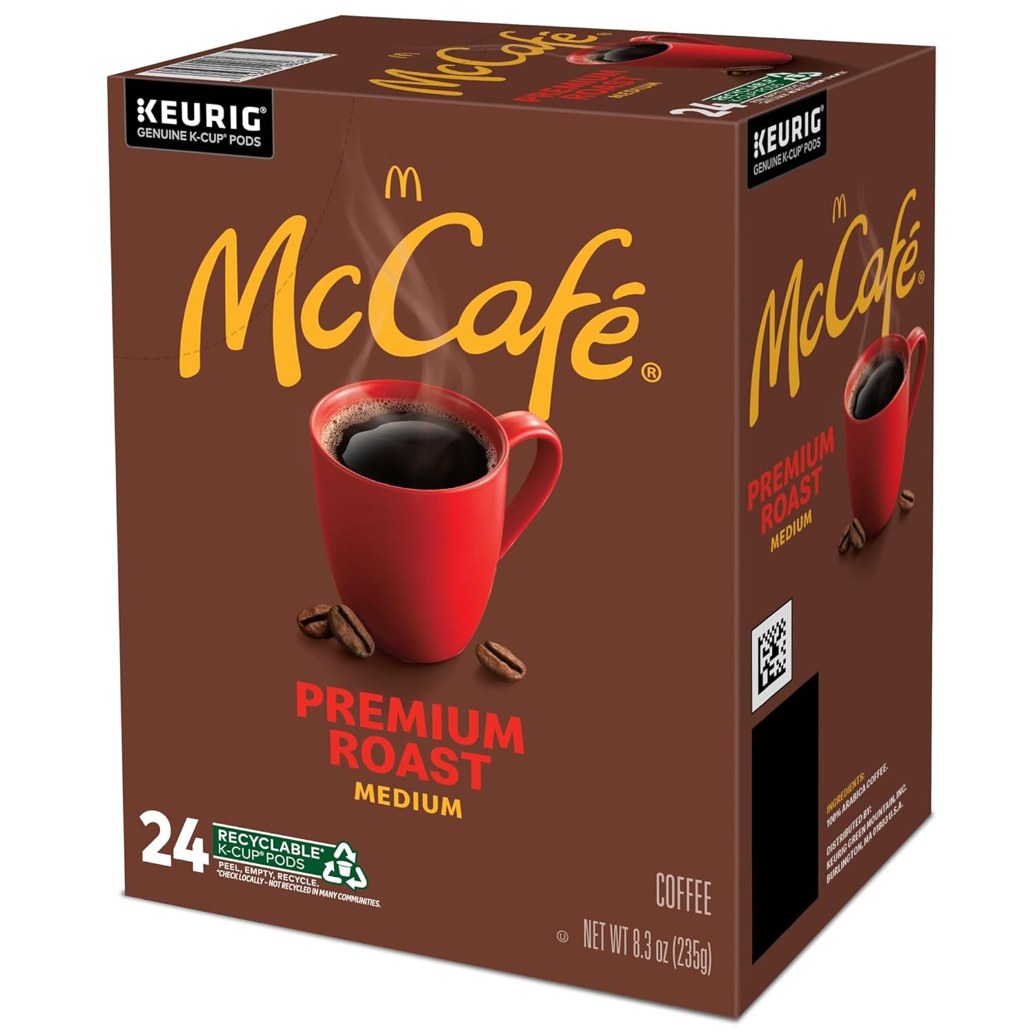 McCafe Premium Roast Coffee, Keurig Single Serve K-Cup Pods