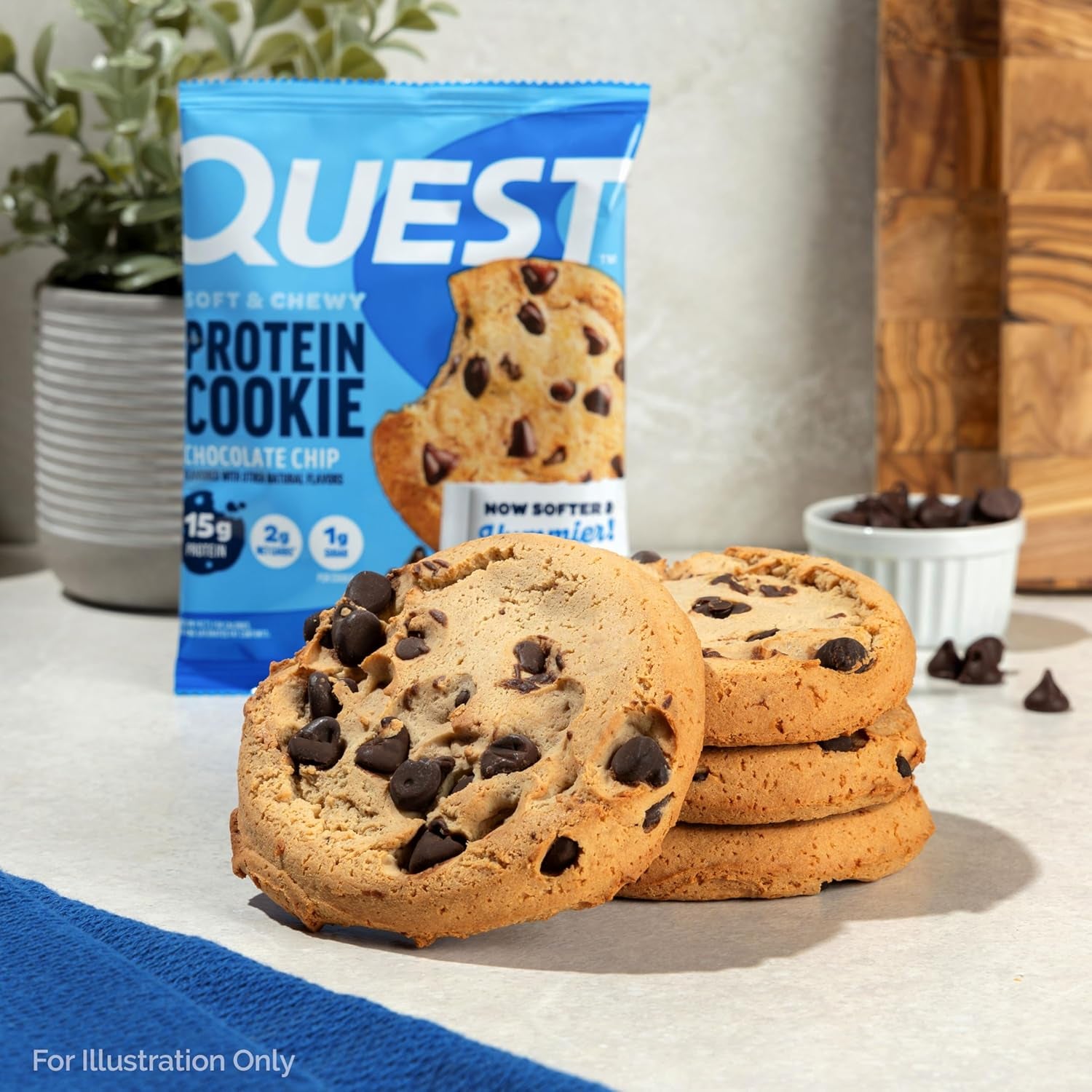 Quest Nutrition Chocolate Chip Protein Cookie 12 Count