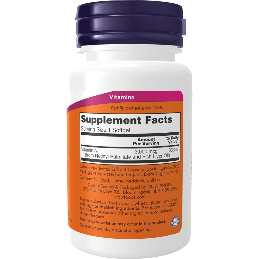 NOW Supplements Vitamin a 10,000 IU