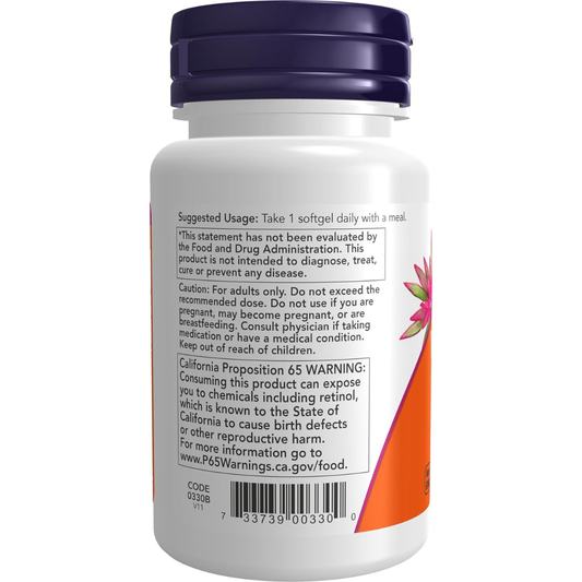 NOW Supplements Vitamin a 10,000 IU