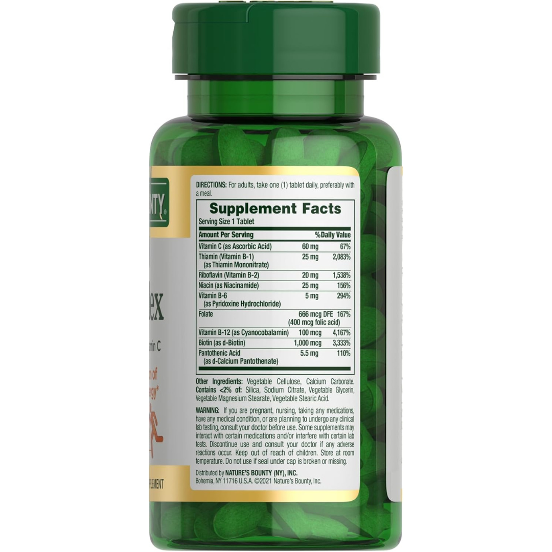Nature's Bounty Super B Complex Vitamins