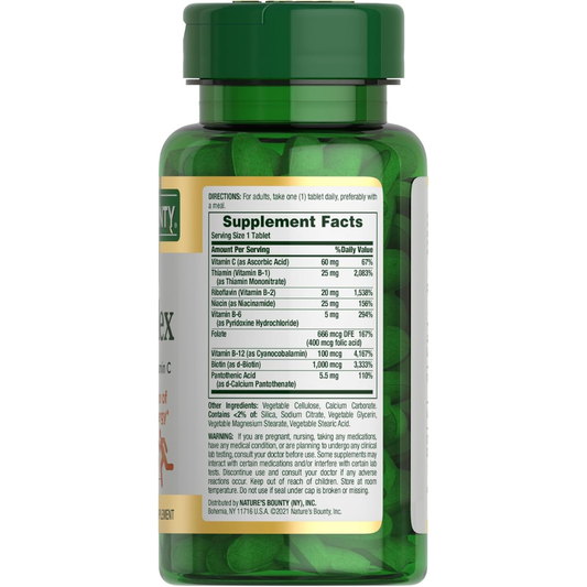 Nature's Bounty Super B Complex Vitamins