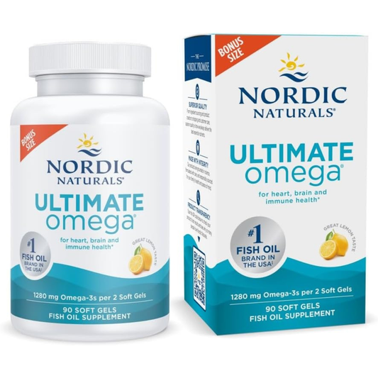 Nordic Naturals Ultimate Omega-3 Fish Oil Supplement with EPA & DHA