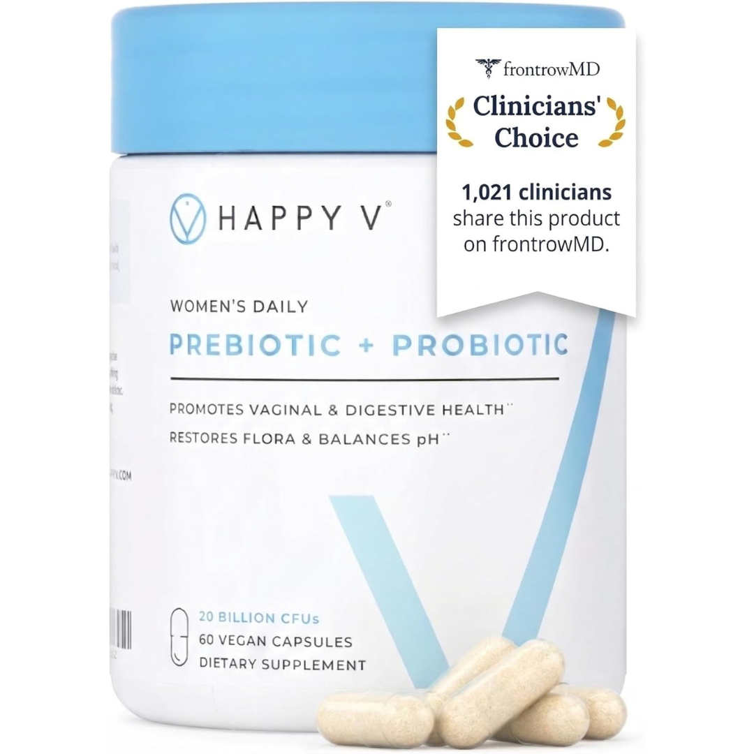 Happy V Dr. Formulated Vaginal Probiotics for Women