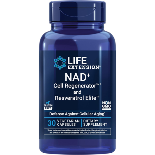 Life Extension NAD+ Cell Regenerator™ and Resveratrol Elite™