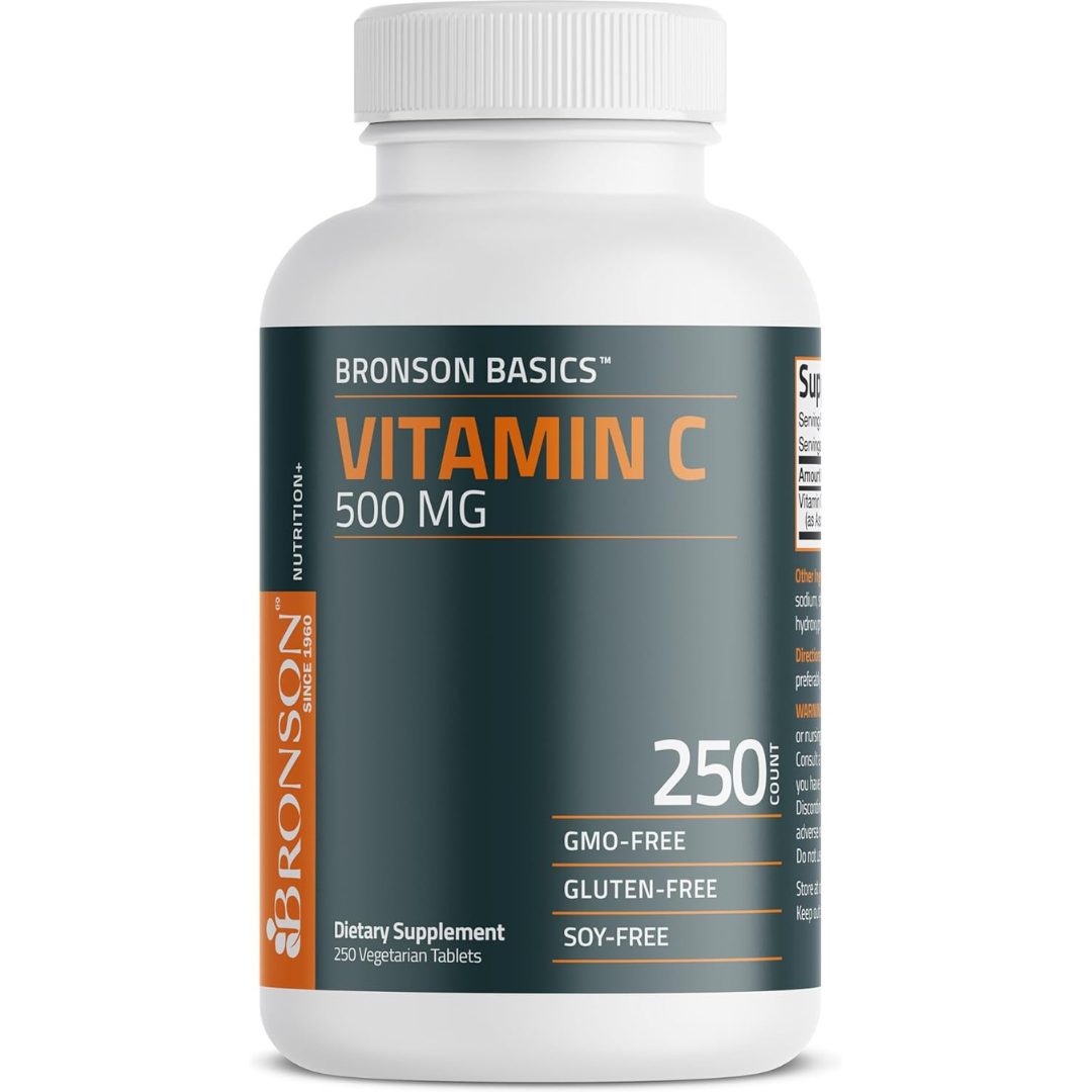 Bronson Vitamin C 500 MG Supports a Healthy Immune System