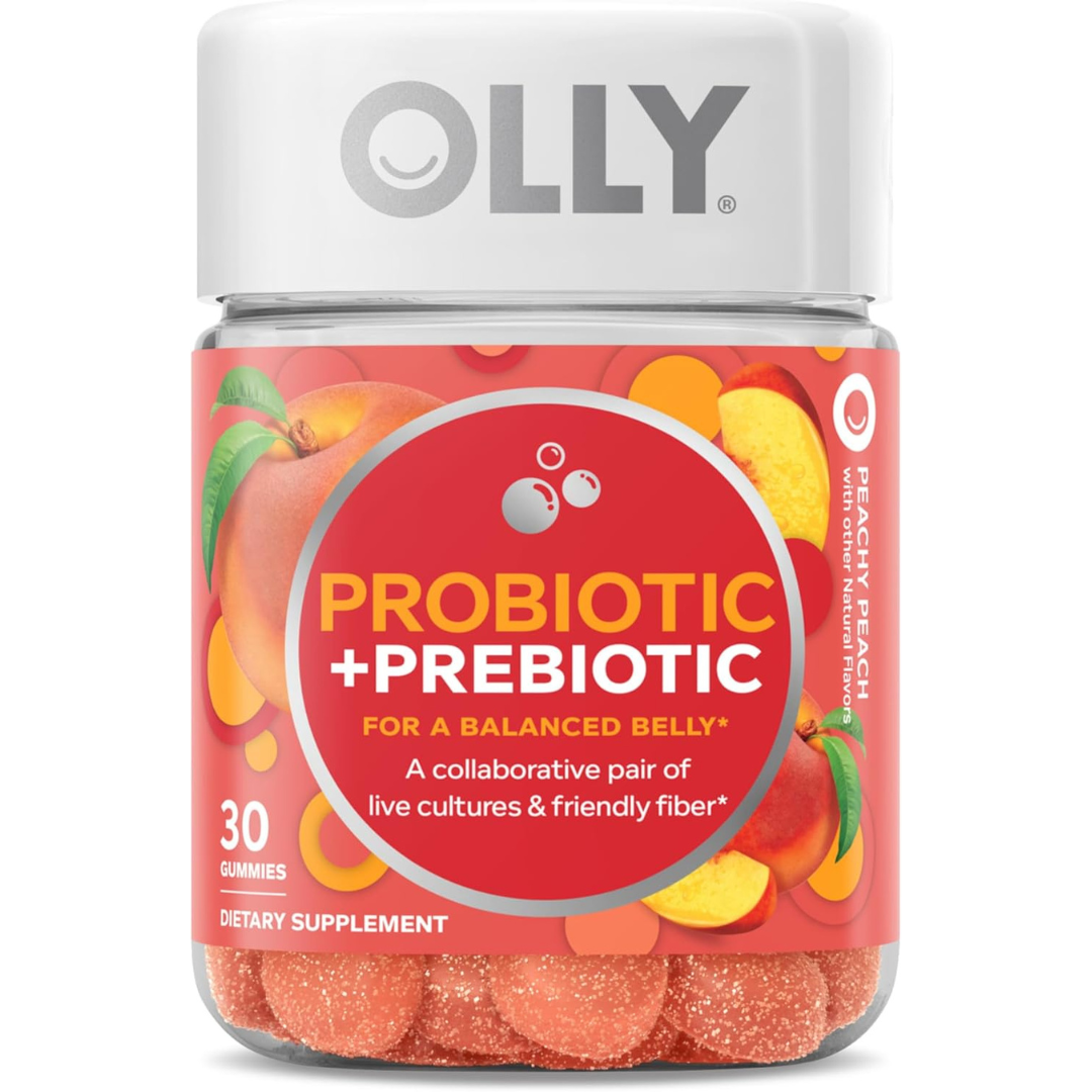 Olly Probiotic + Prebiotic Gummy for Men and Women