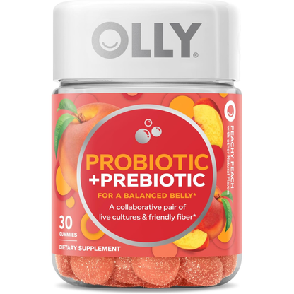 Olly Probiotic + Prebiotic Gummy for Men and Women