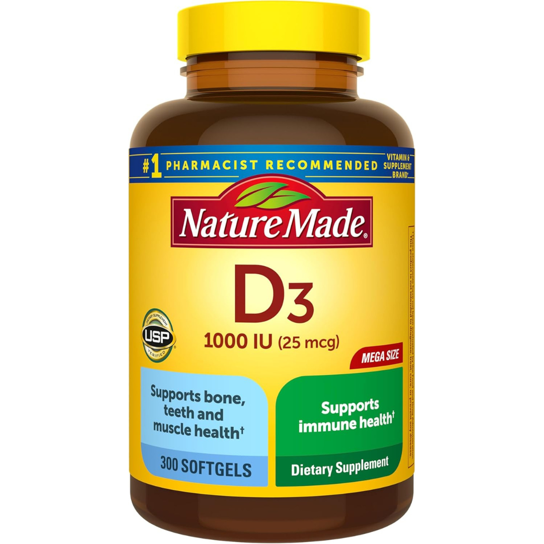 Nature Made Vitamin D3 1000 IU (25 mcg)