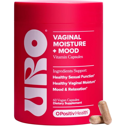 O Positiv URO Vaginal Moisture & Mood – Formulated to Support Vaginal Moisture, Mood & Relaxation