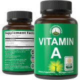 Certified Organic Vitamin a 5000 IU Supplement Capsules