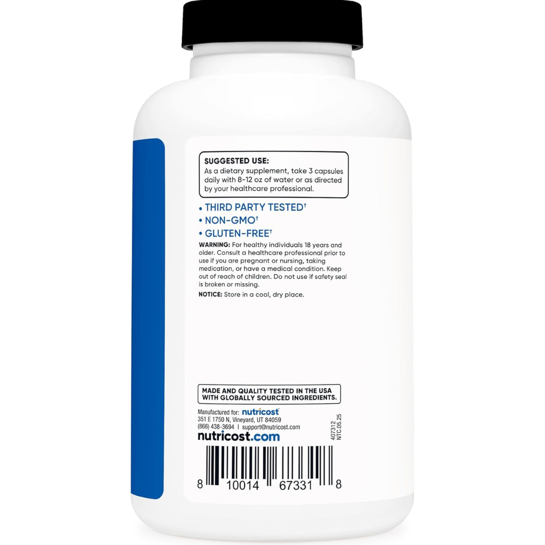 Nutricost Nitric Oxide Booster 2250mg