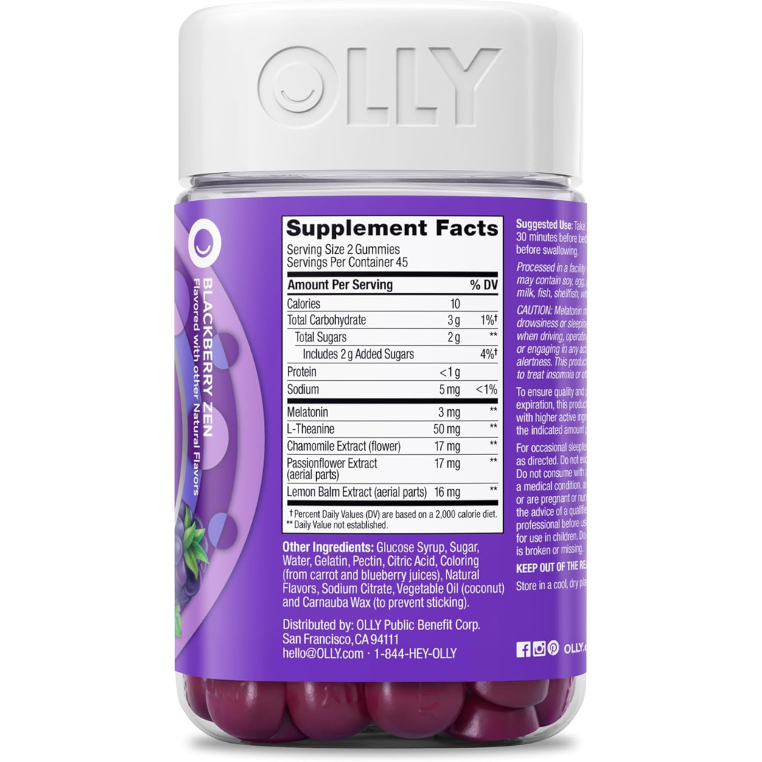 OLLY Sleep Gummy Sleep Aid