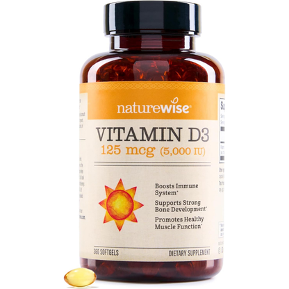 NatureWise Vitamin D3 5000iu (125 mcg)