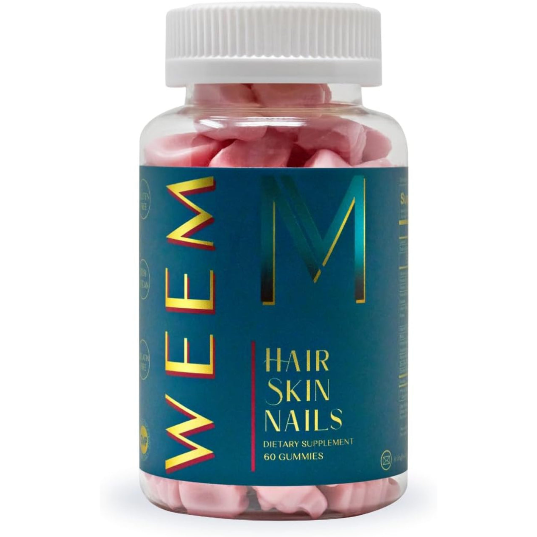 WEEM Hair Skin and Nails Gummies - Supports Healthy Hair