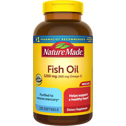 Nature Made Fish Oil Omega 3 Supplements