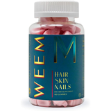 WEEM Hair Skin and Nails Gummies - Supports Healthy Hair
