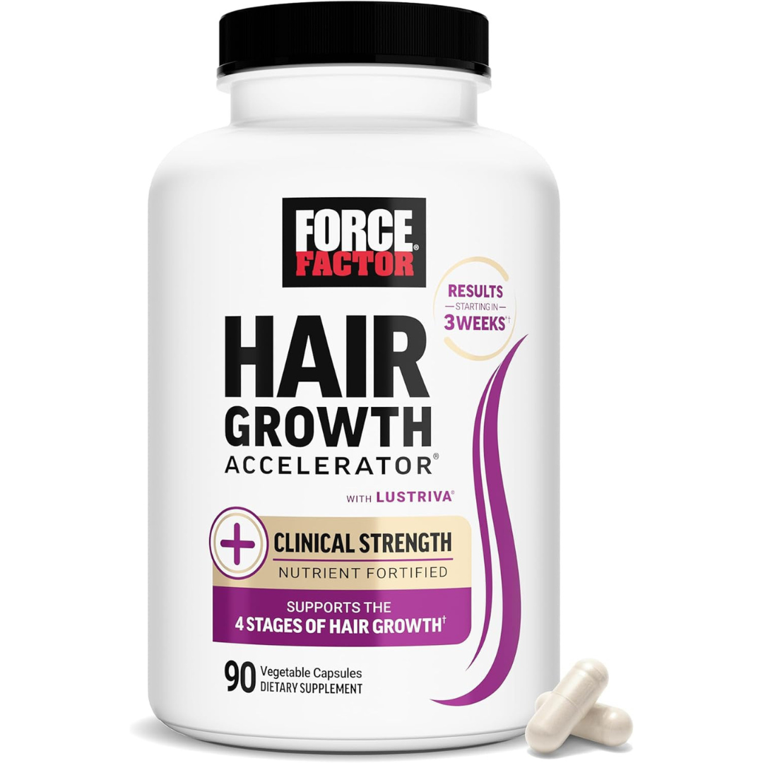 Force Factor Hair Growth Accelerator Multivitamin for Women & Men
