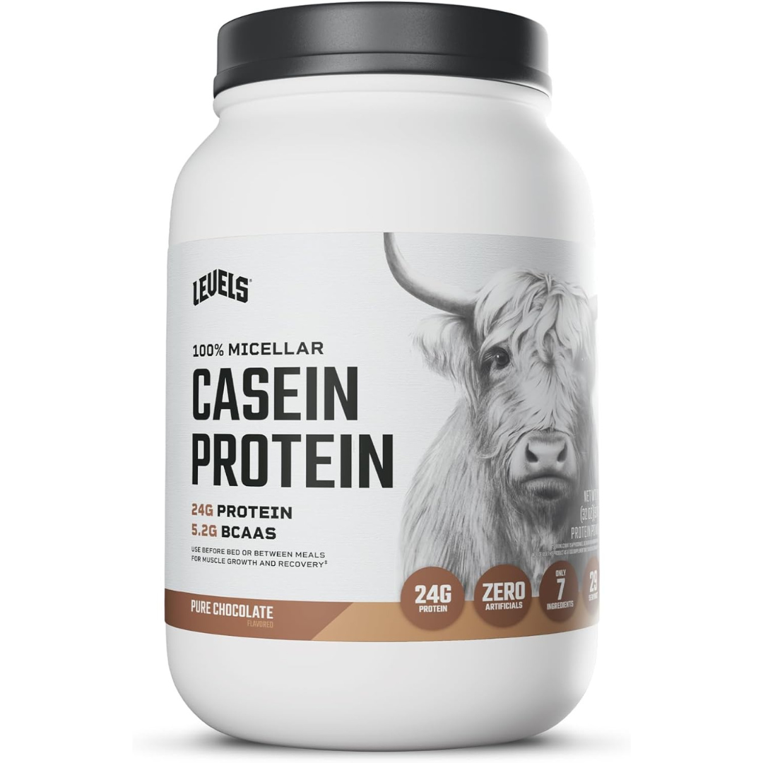 Levels 100% Micellar Casein Protein, Hormone Free, 2LB